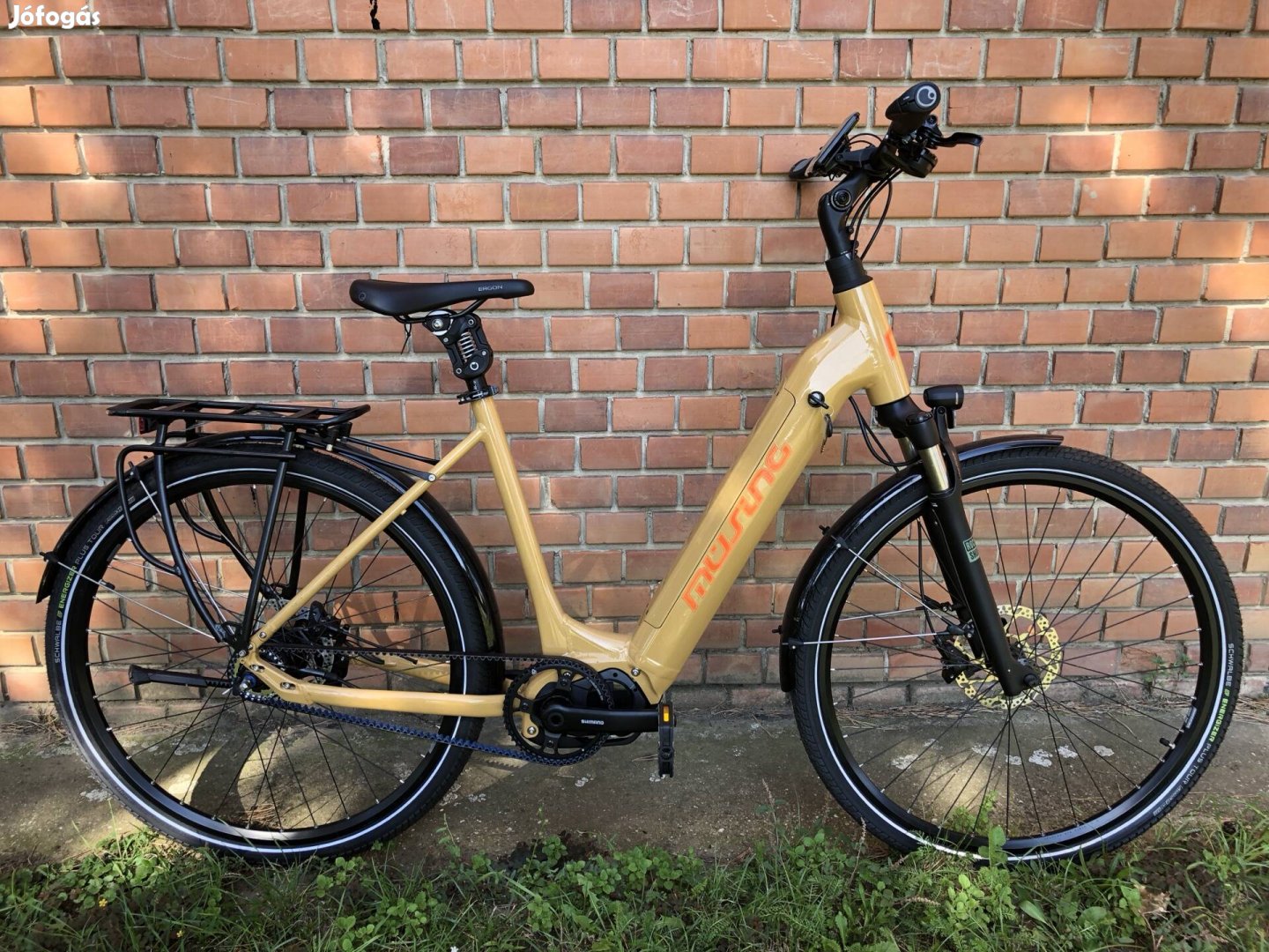 Új Müsing ebike, shimano 60Nm 630Wh, 11s alfine, gates szíj