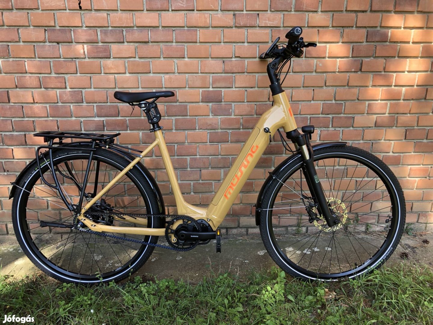 Új Müsing ebike, shimano 60Nm 630Wh, 11s alfine, gates szíj