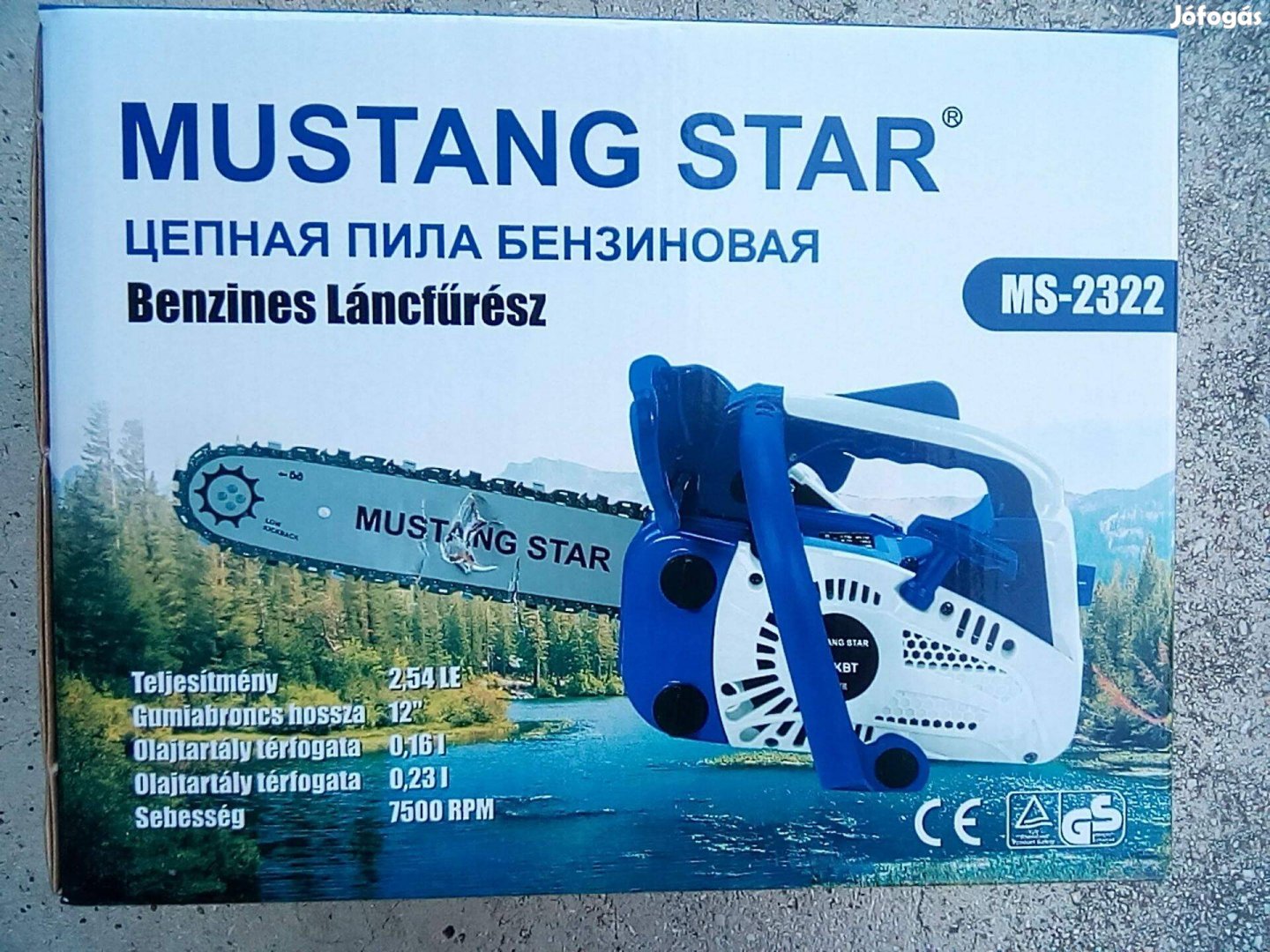 Új Mustang Star benzines Egykezes Gallyazó Láncfűrész 2, 5LE eladó