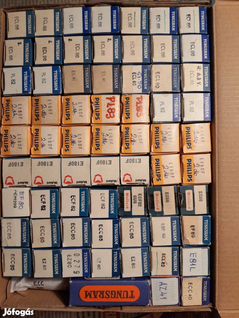 Új NOS elektroncsövek