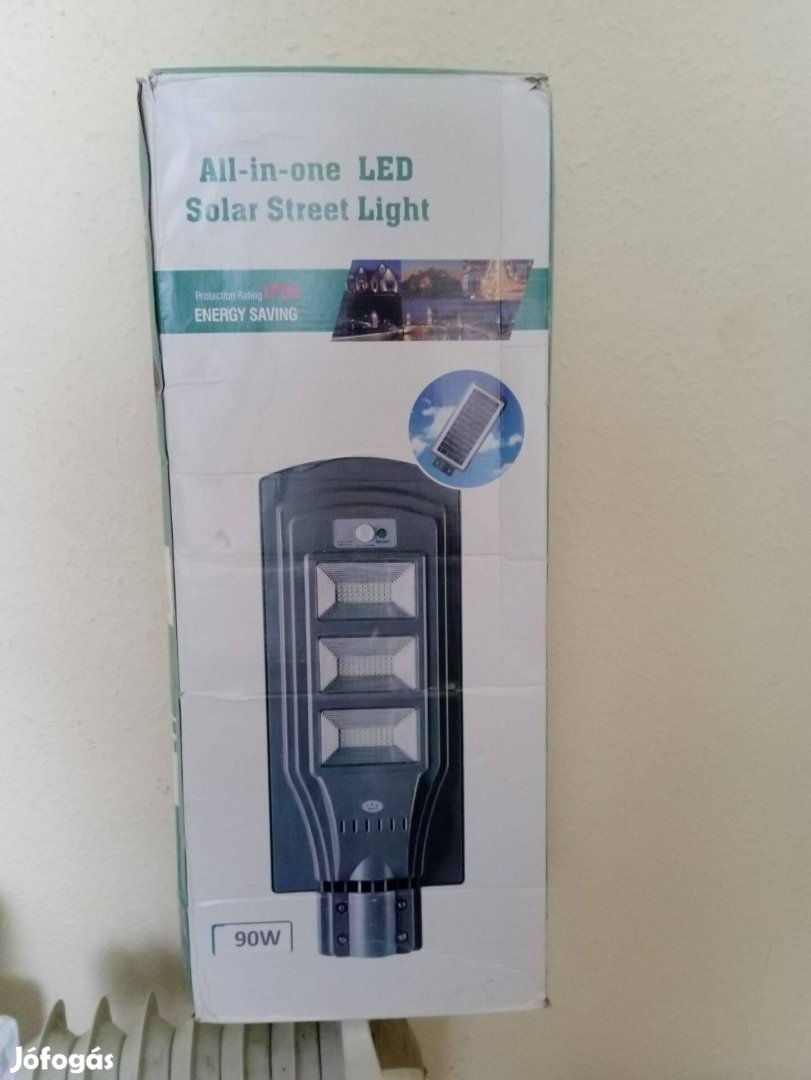 Új Napelemes lámpa,solar, 90w, led, eladó