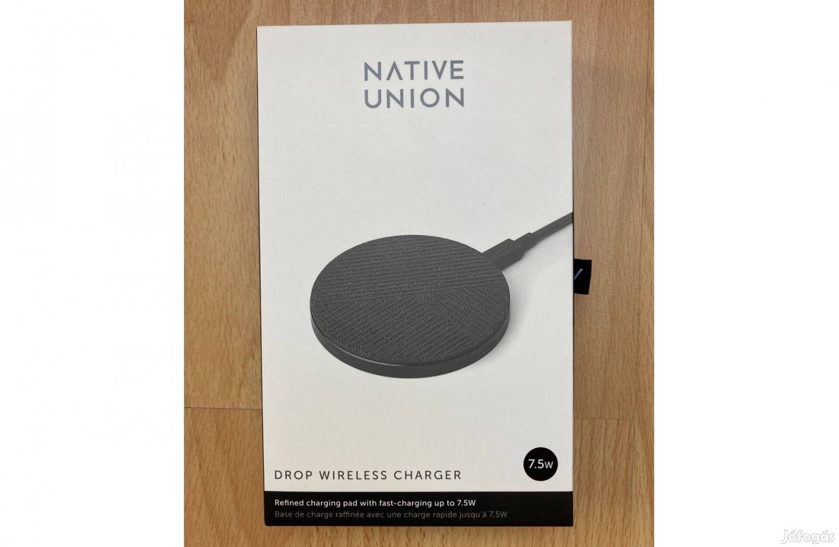 Új Native Union Drop Vezeték Nélküli Töltő - Fekete (7,5W)