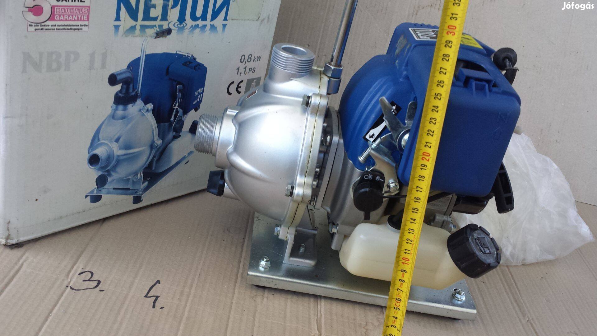 Új Neptun NBP11 4 ütemű benzines vízszivattyú víz szivattyú 100l/perc