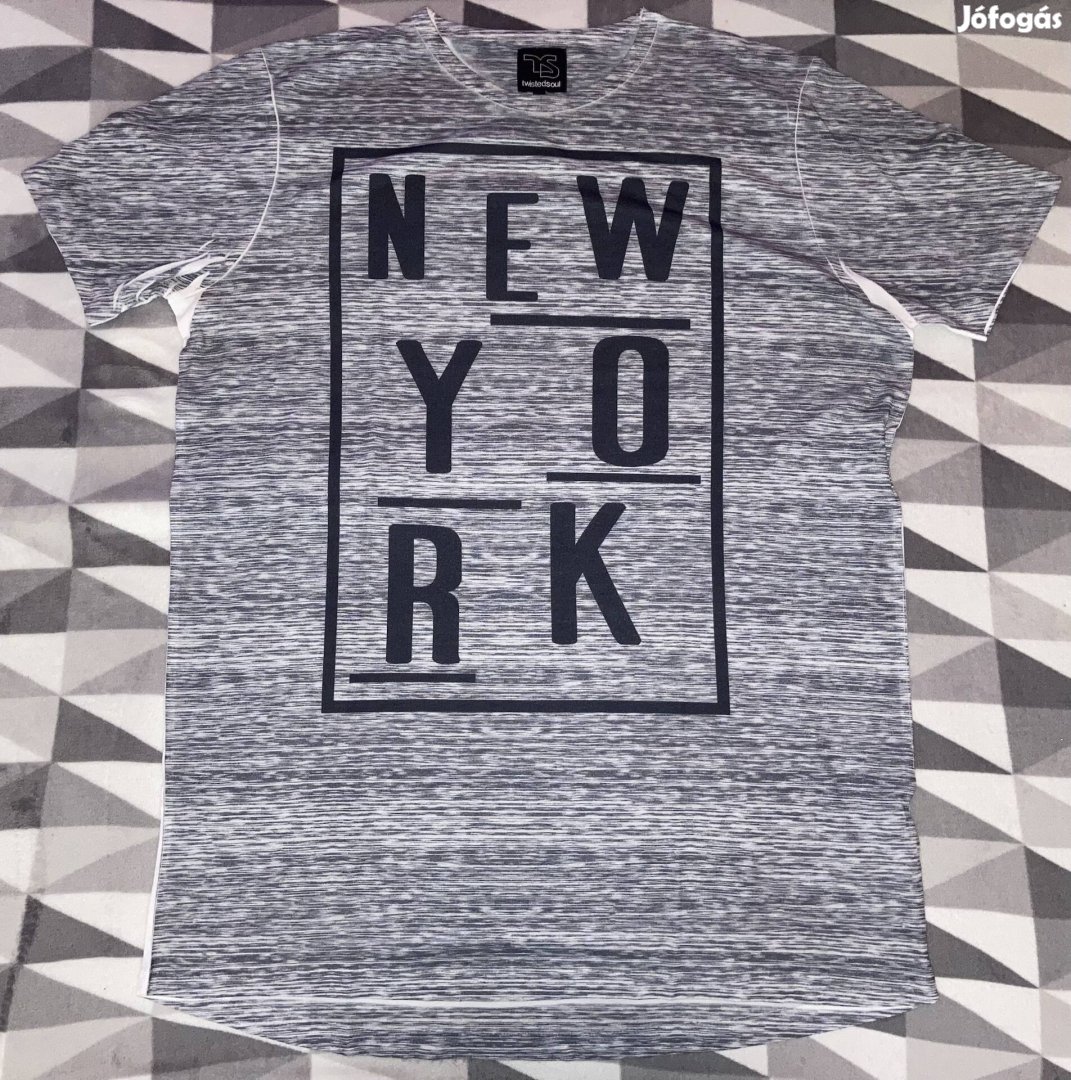 Új New York slim XL hosszított vagány ffi póló 