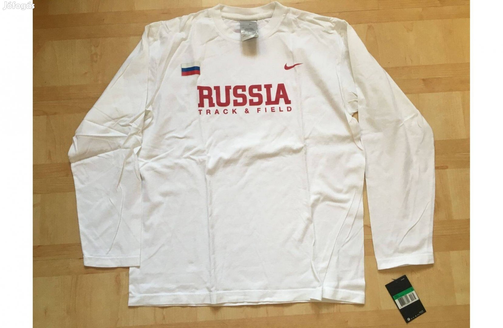 Új Nike Férfi Hosszú Ujjú Póló Team Russia Atlétika XL-es