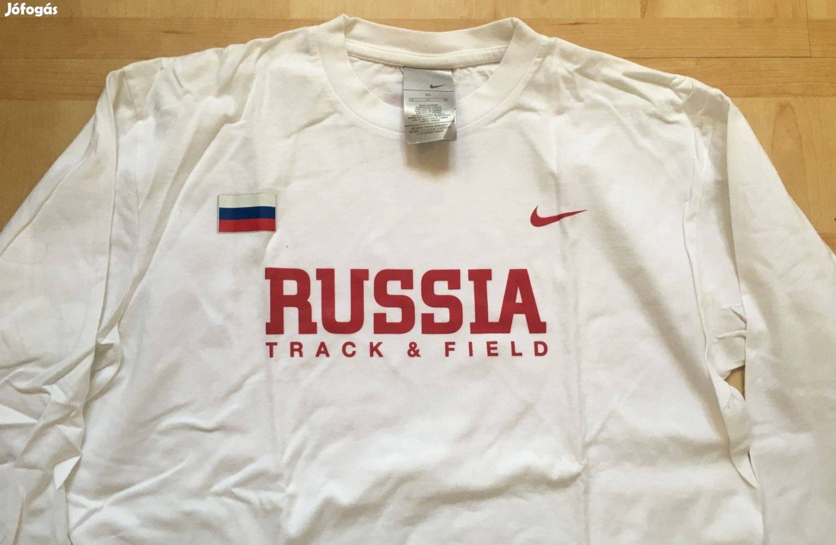 Új Nike Férfi Hosszú Ujjú Póló Team Russia Atlétika XL-es