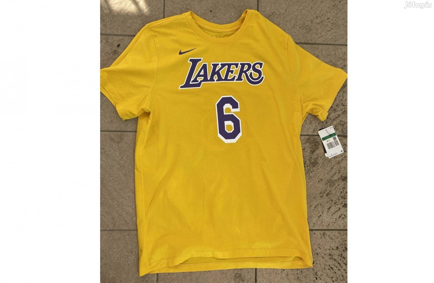 Új Nike Férfi NBA Los Angeles Lakers Lebron James Póló XL-es