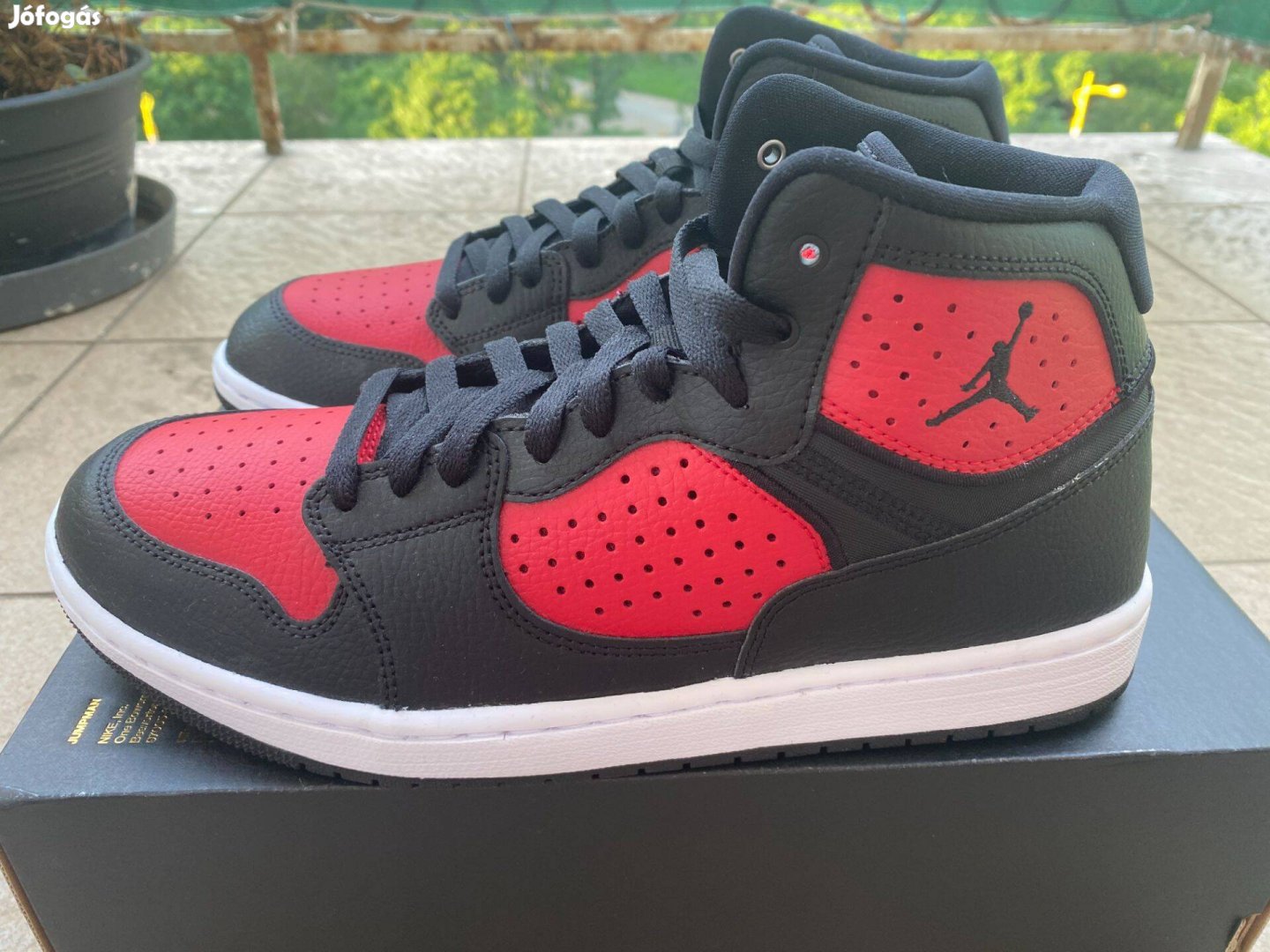 Új Nike Jordan Access Bőr Sneaker Cipő EU44 US10