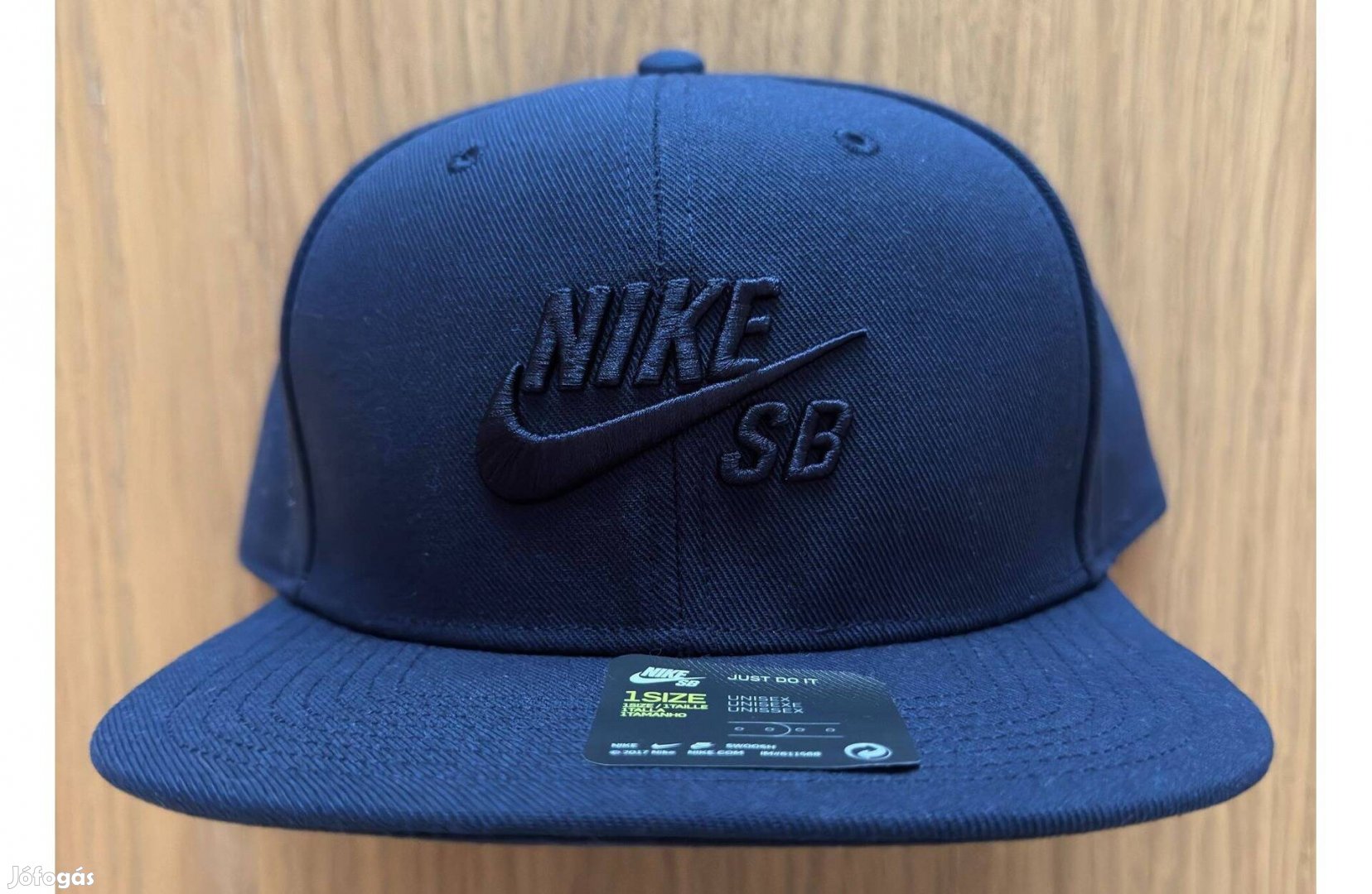 Új Nike SB Icon Baseball Sapka Snapback Állítható Patentos Sötétkék