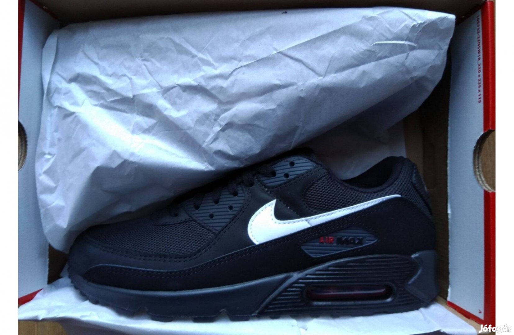 Új Nike air max 90 férfi cipő blackwhite-anthracite 45