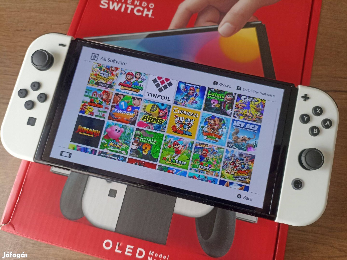 Új Nintendo Switch Oled Cfw/Játékok