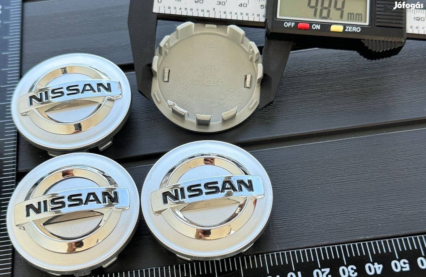 Új Nissan 54mm Alufelni felni kupak közép felnikupak felniközép