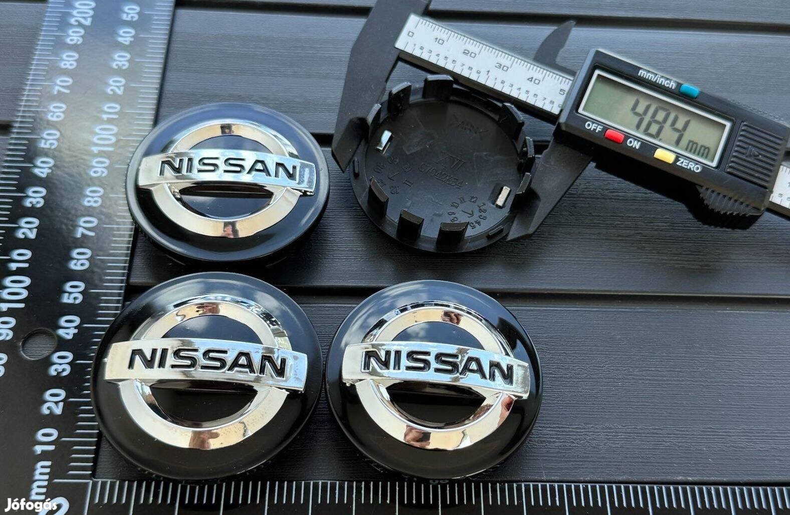 Új Nissan 54mm Alufelni felni kupak közép felnikupak felniközép