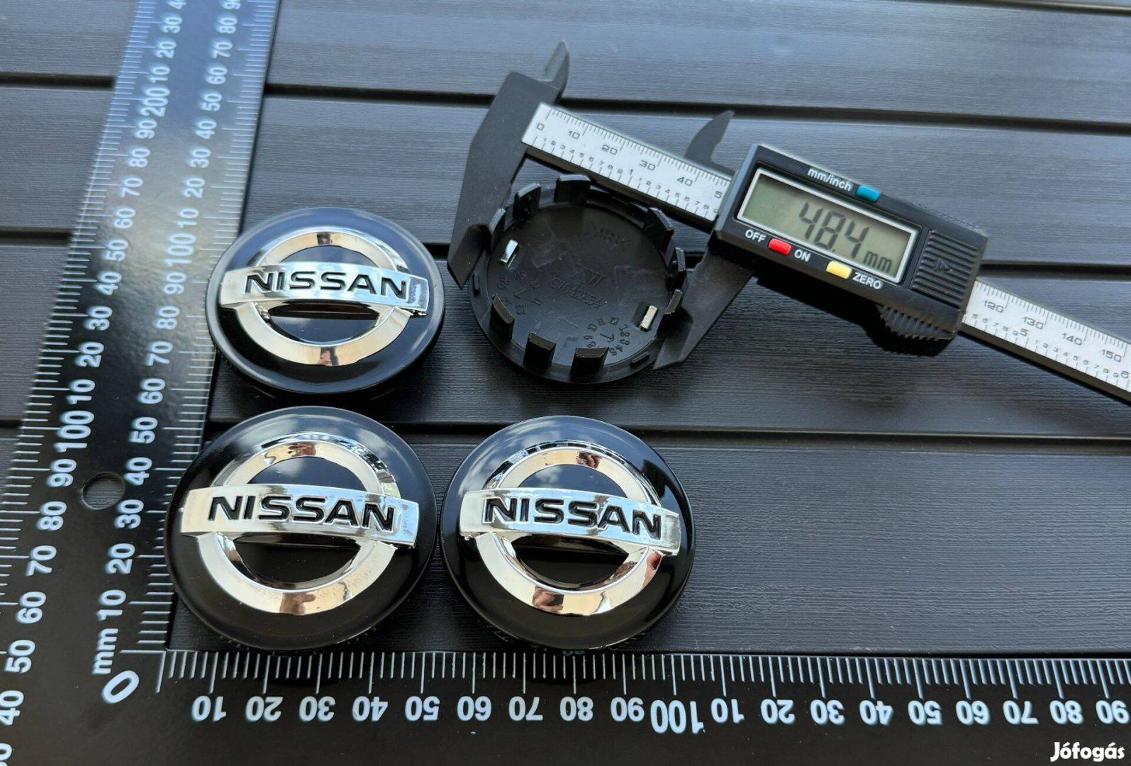 Új Nissan 54mm Alufelni felni kupak közép felnikupak felniközép sapka