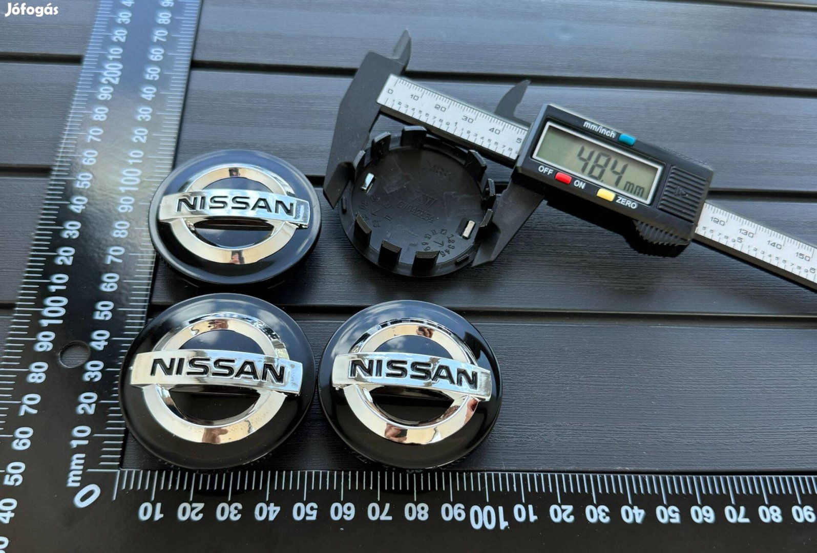 Új Nissan 54mm felni alufelni kupak felniközép felnikupak C7042K54