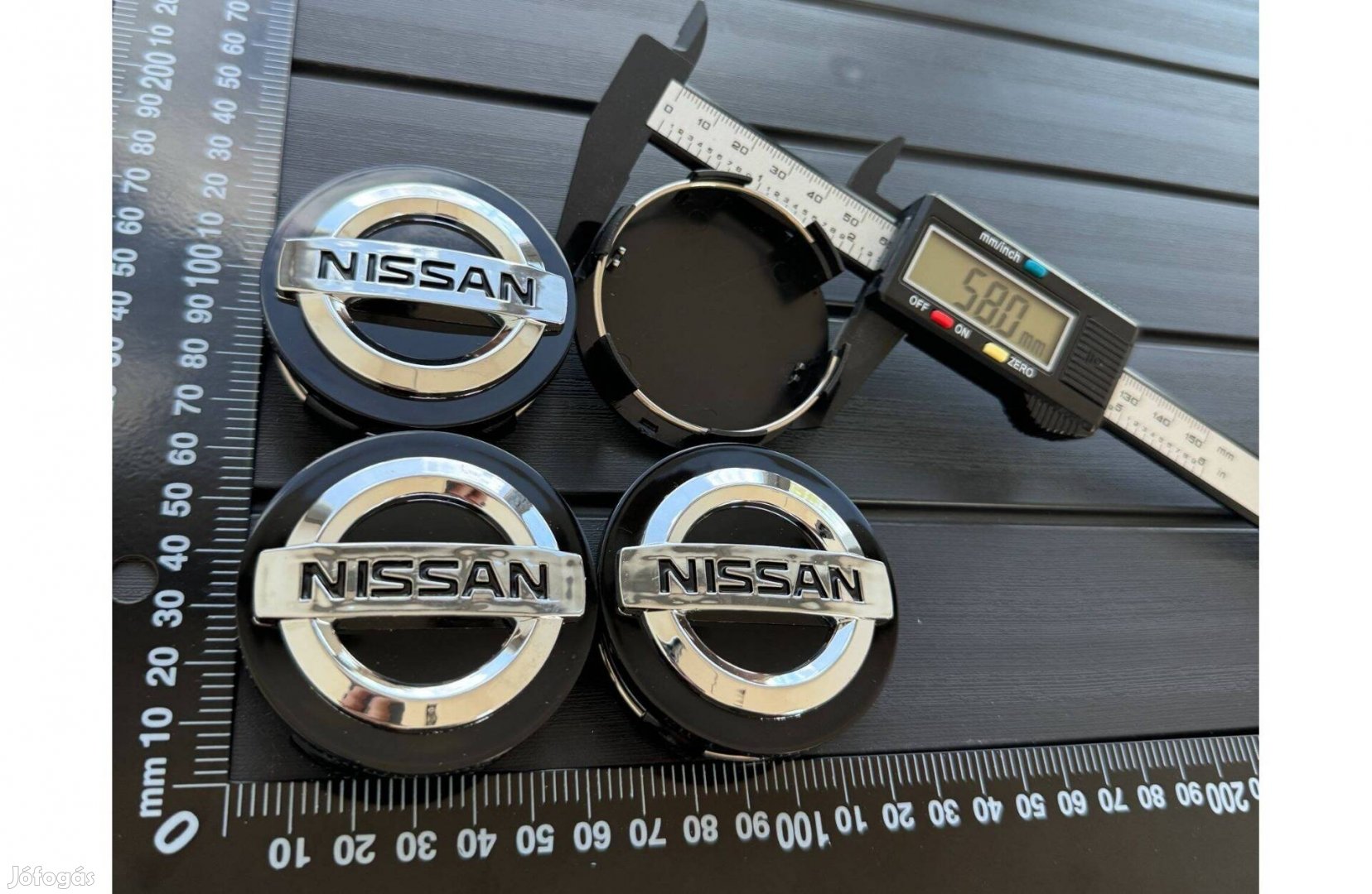 Új Nissan 60mm Alufelni felni kupak közép felnikupak embléma