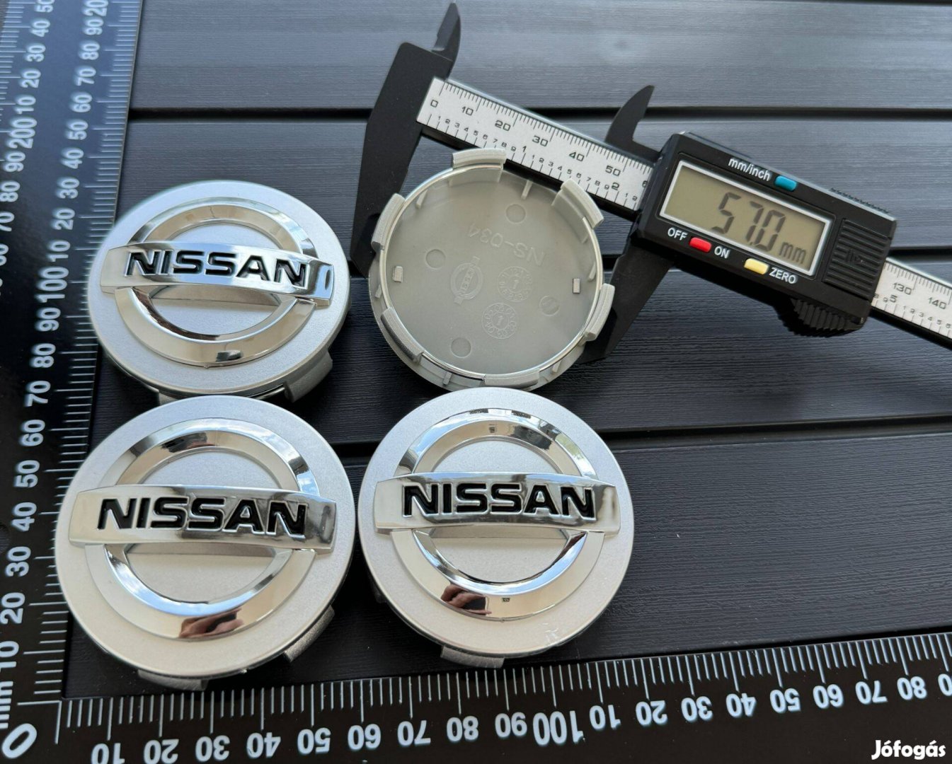 Új Nissan 60mm felni alufelni kupak felniközép felnikupak porvédő