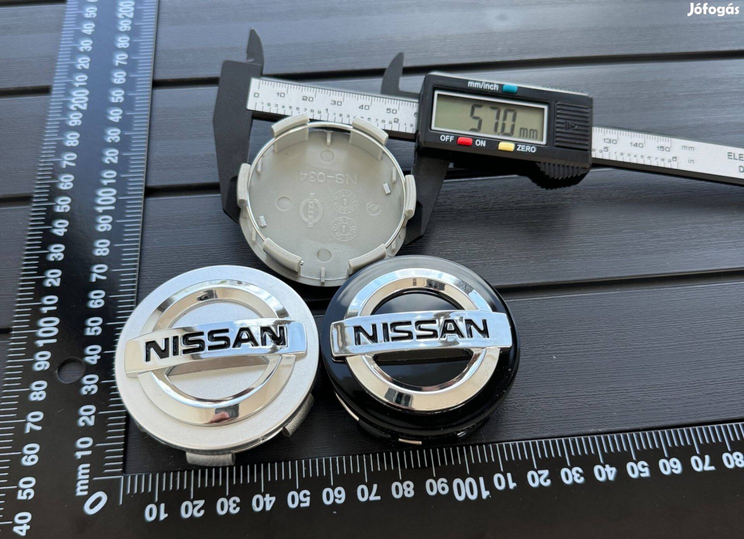 Új Nissan 60mm felni alufelni kupak közép jel felnikupak embléma