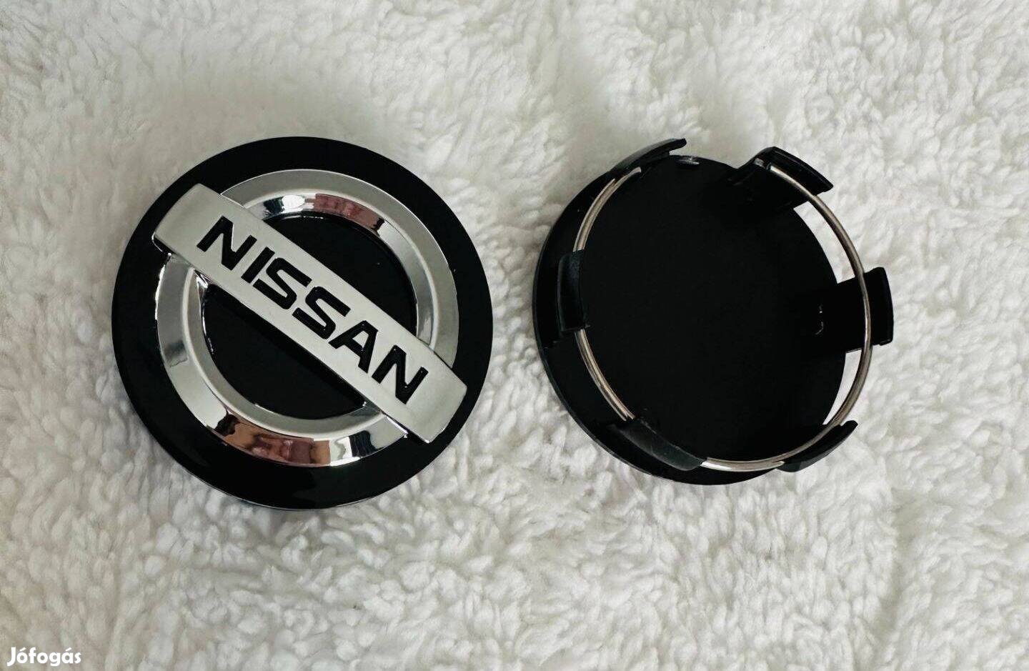 Új Nissan 60mm felni kupak alufelni közép felniközép felnikupak