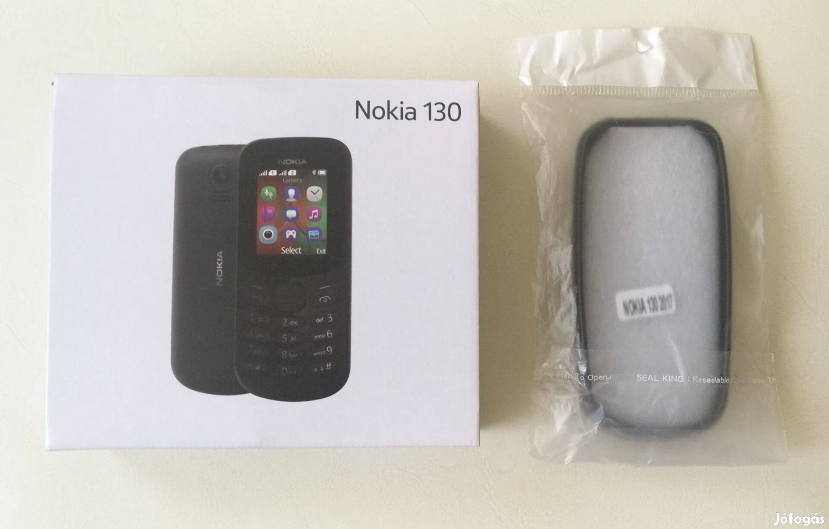 Új Nokia 130 fekete szilikon tok eladó