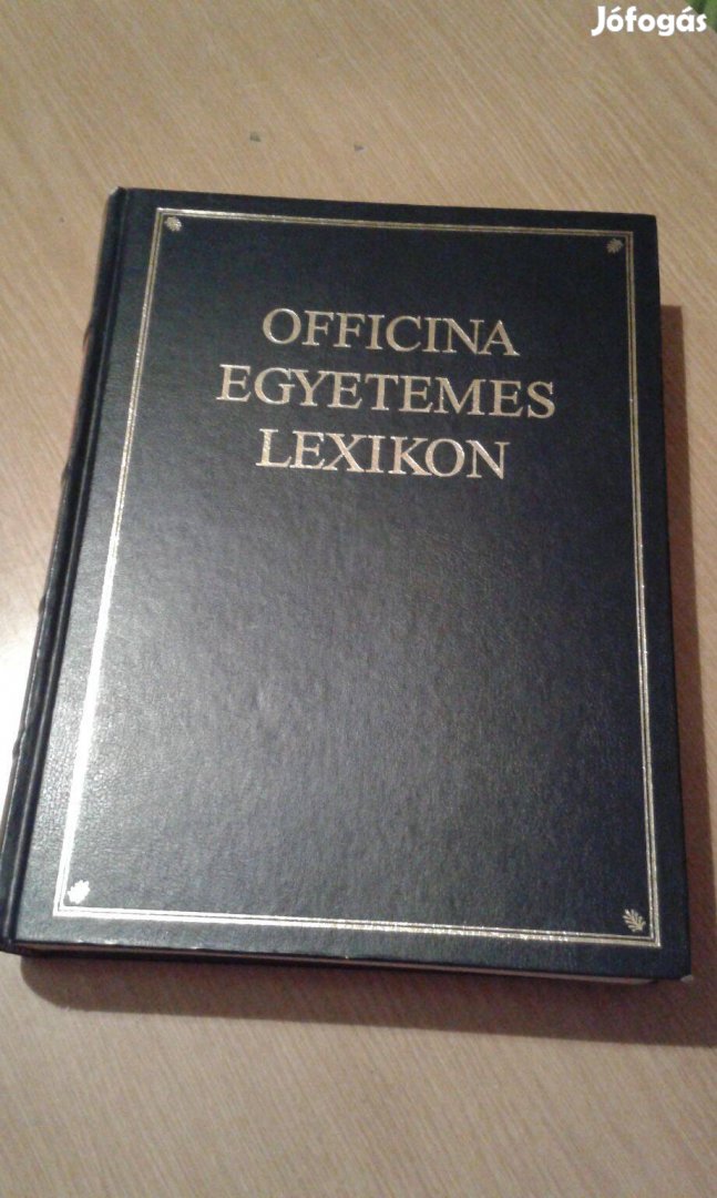 Új Officina Egyetemes lexikon könyv, érdekességek