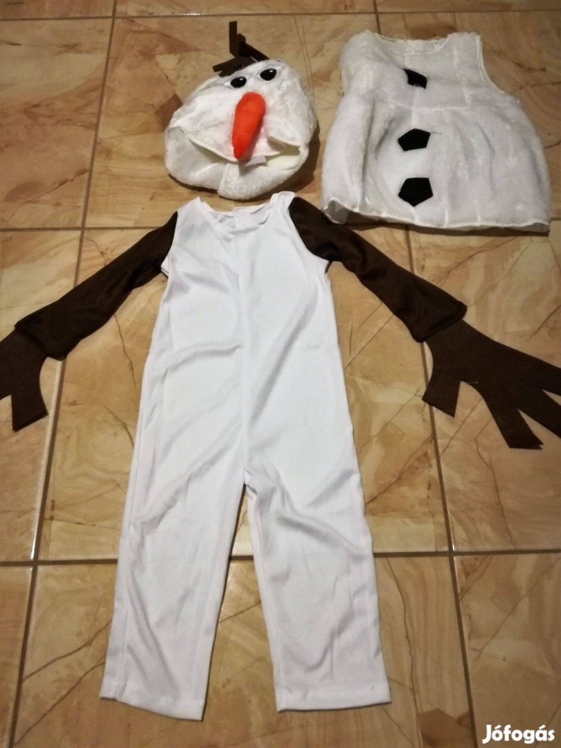 Új Olaf gyerek jelmez hóember Jégvarázs ruha