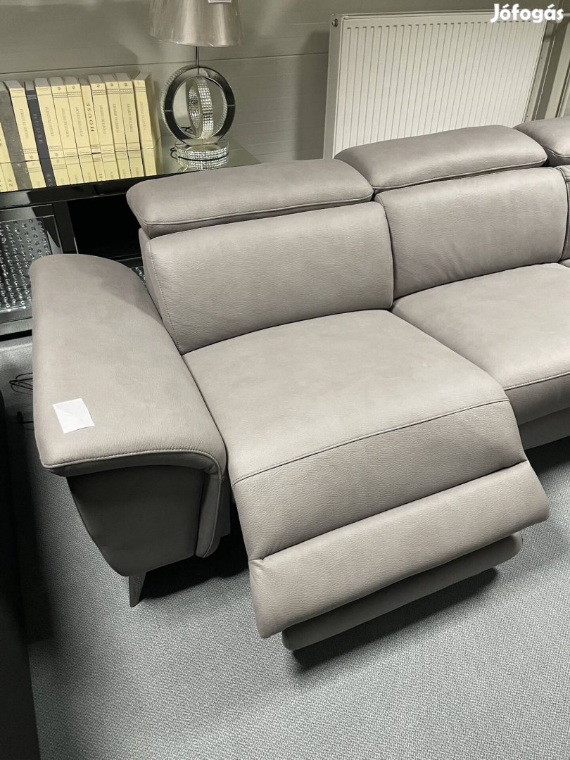 Új Olasz modern, luxus sarokülőgarnitúra, elektromos relax,