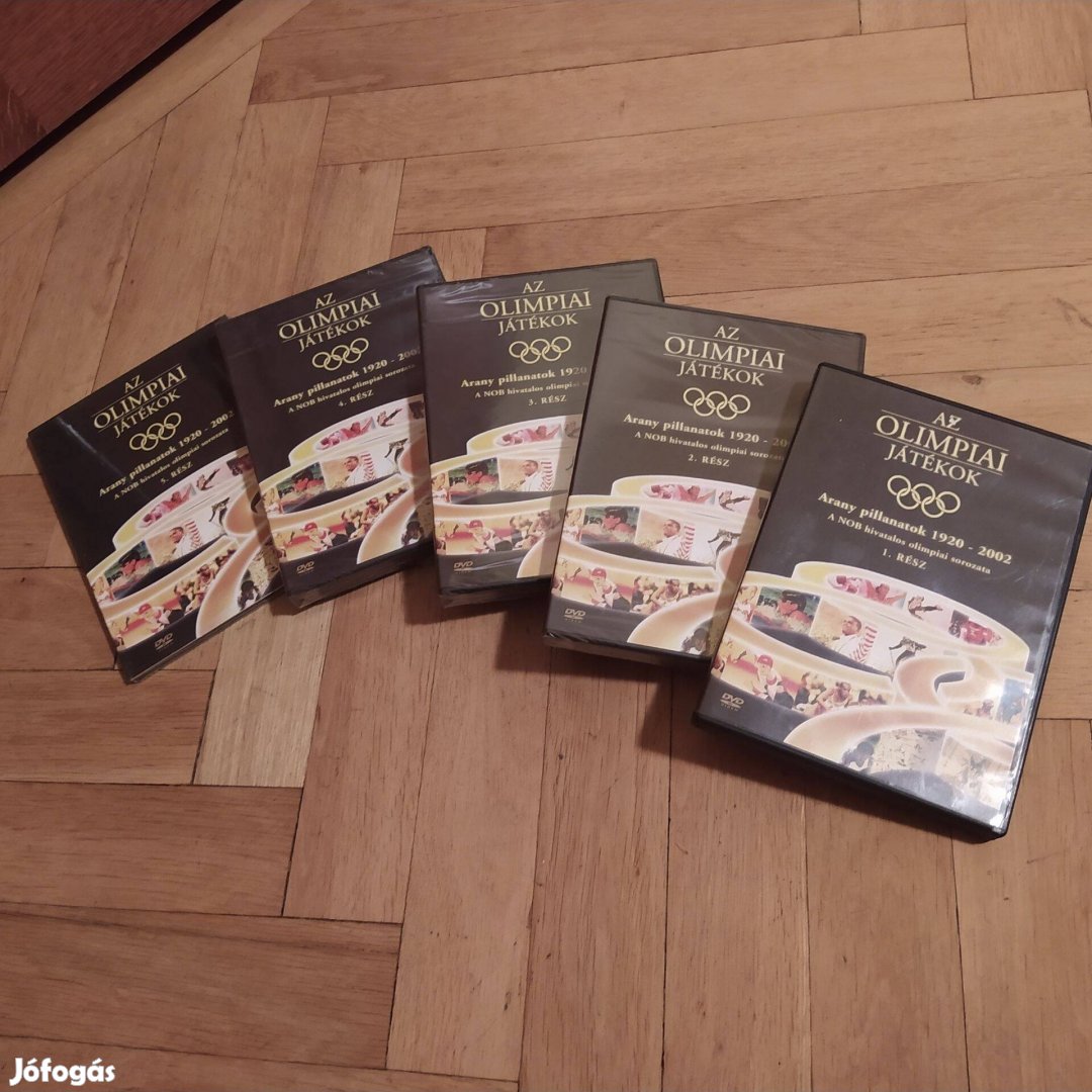 Új Olimpiai Játékok története DVD sorozat 5 lemez