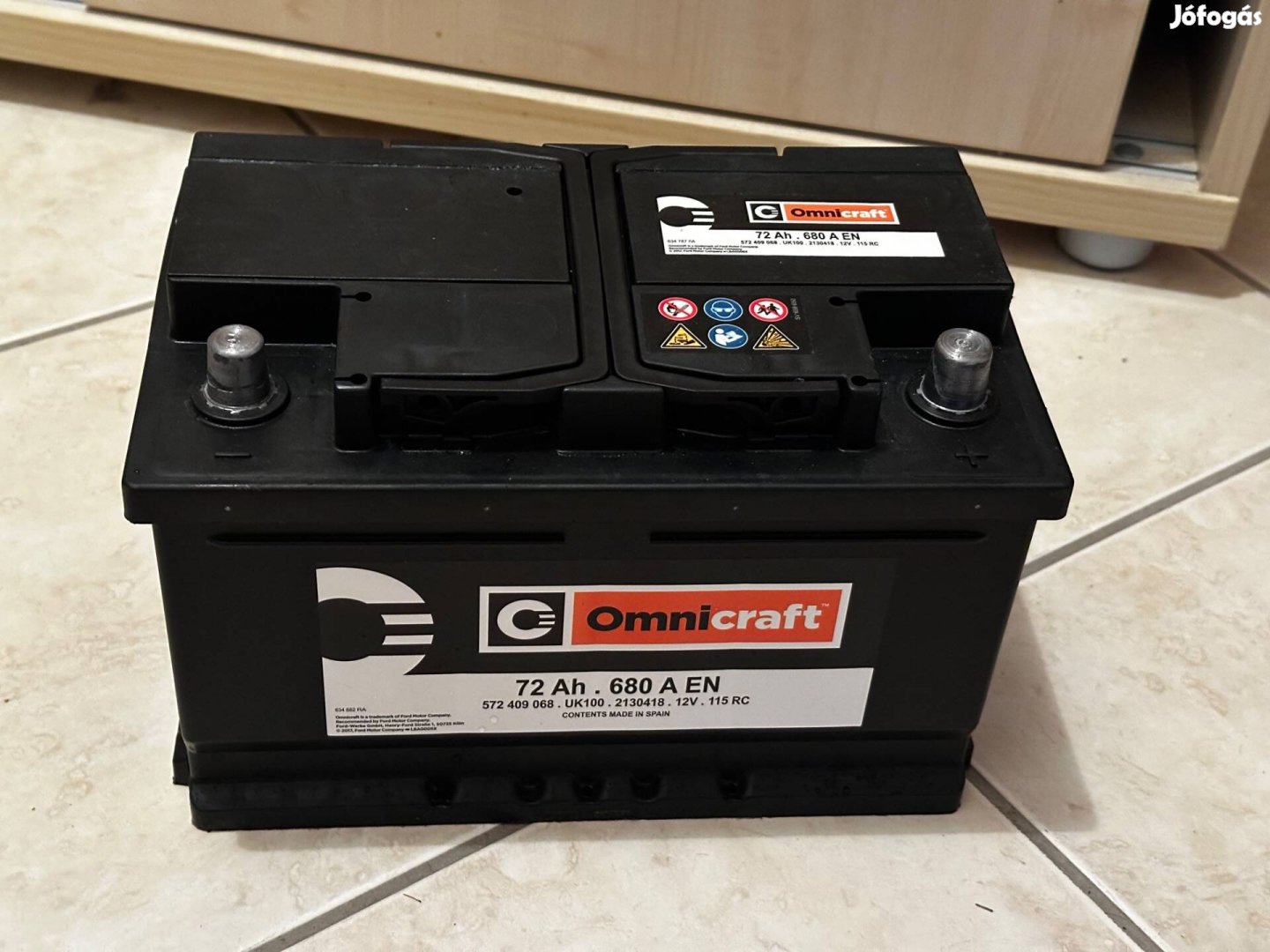 Új Omnicraft 72 Ah 12v akkumulátor