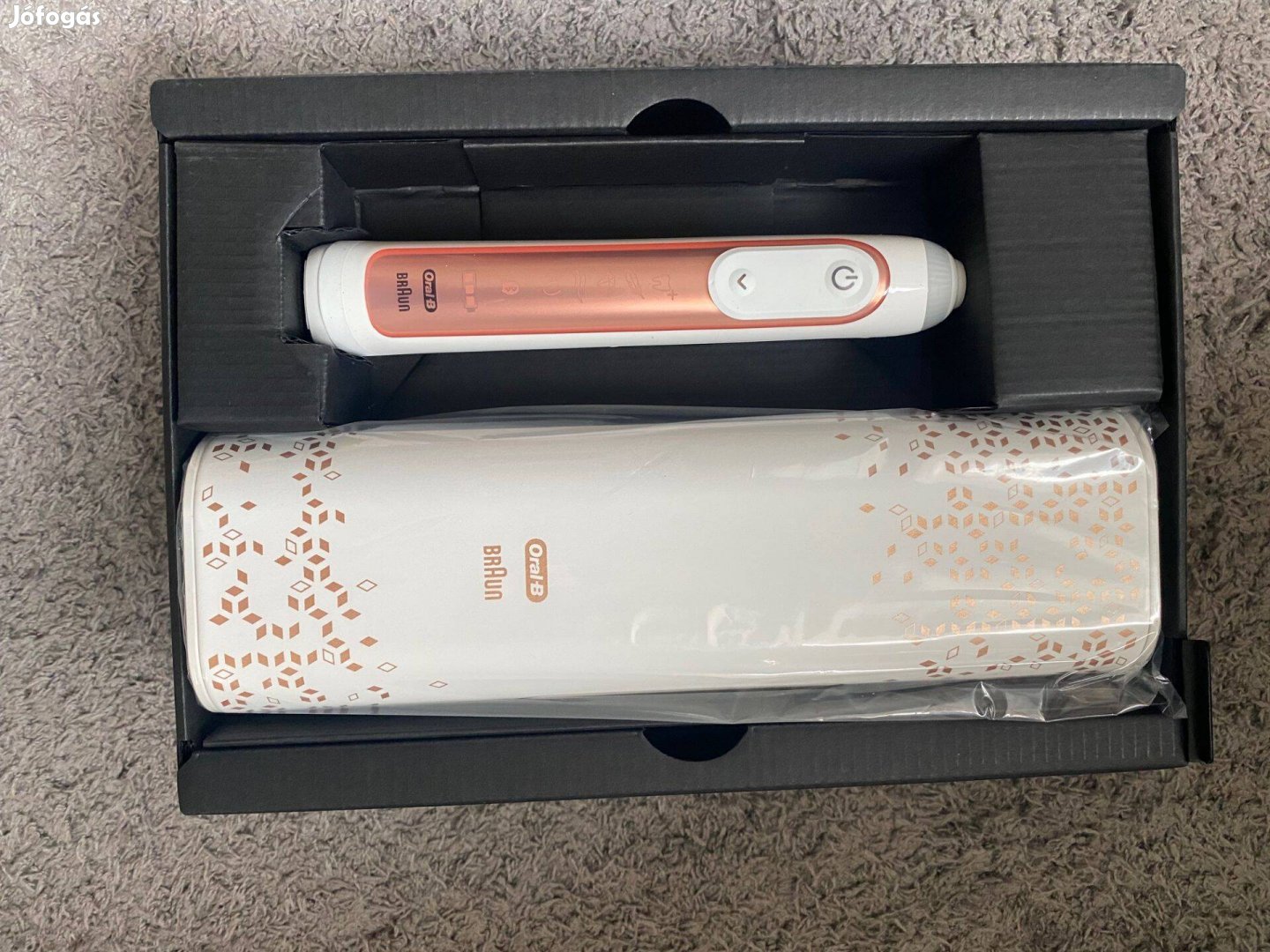 Új Oral-B Genius X 20000 Sensitive Rosegold elektromos fogkefe