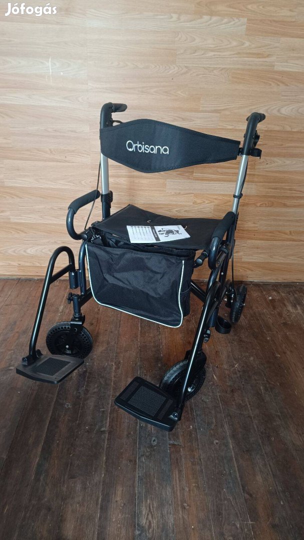 Új Orbisana 2in1 Rollátor gurulós járókeret lábtartóval