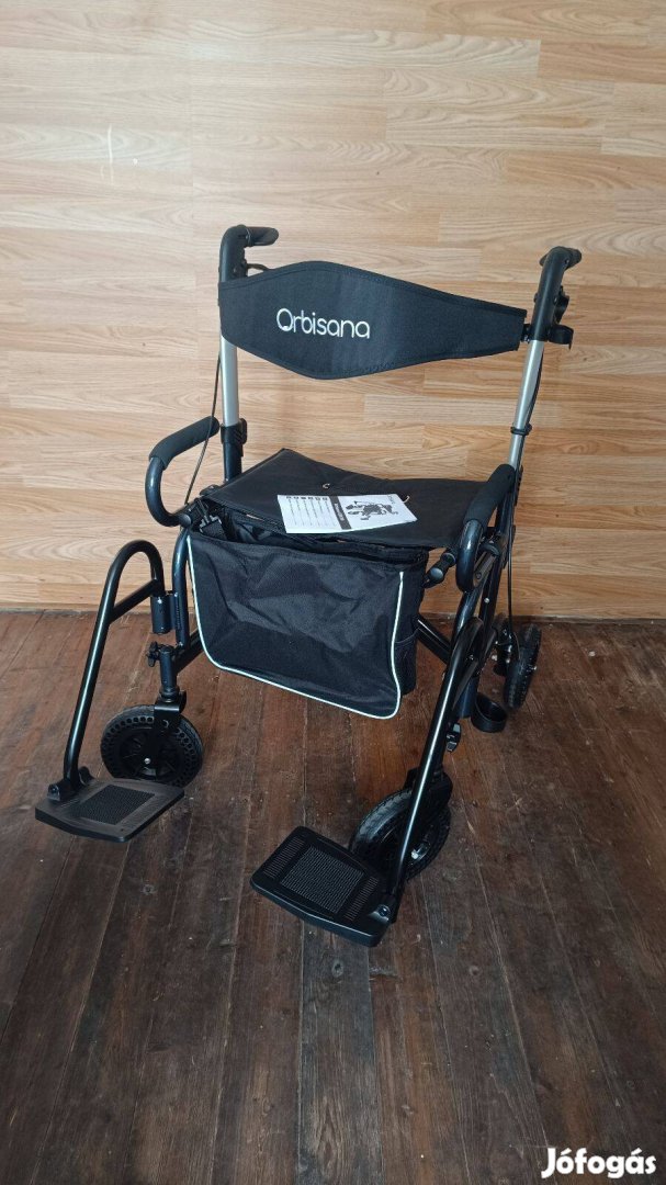 Új Orbisana 2in1 Rollátor gurulós járókeret lábtartóval