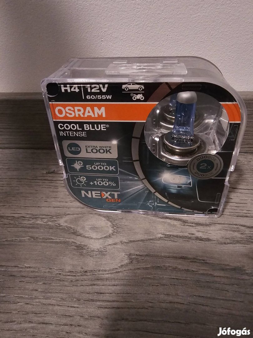 Új Osram H4 cool blue intense izzó