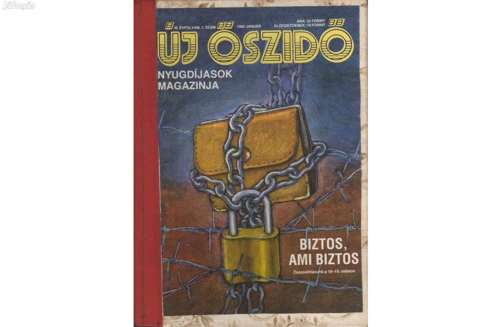 Új Őszidő újság 1992. évfolyam kötve
