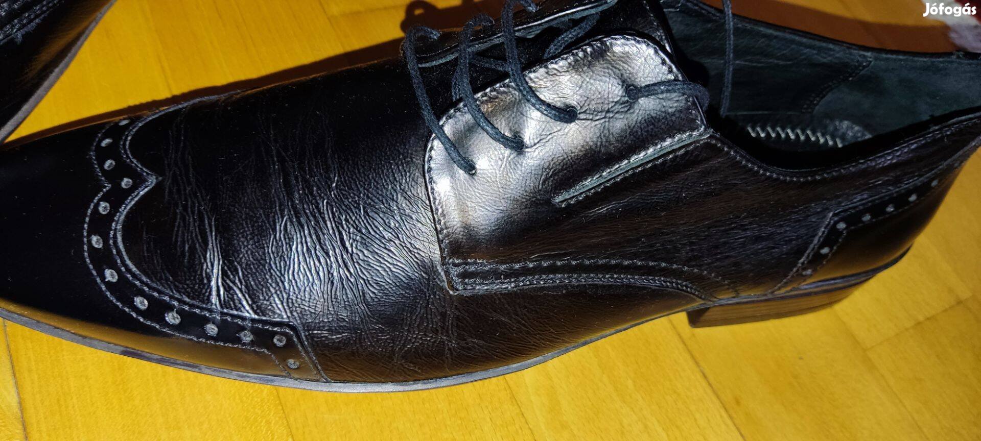 Uj Pablo Castilla Premium Italian 45-46 Alkalmi Ferfi Cipo Kedvezo AR!