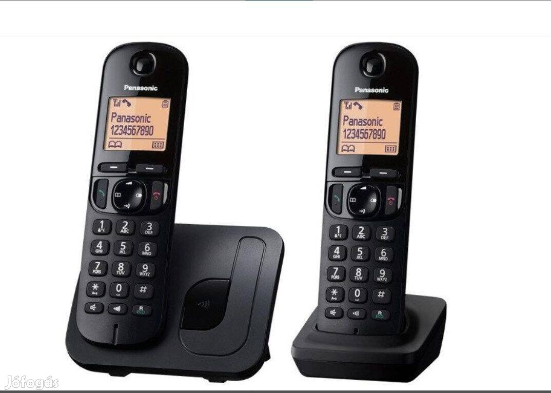 Új Panasonic Kx-TGC212PDB twin dect vezeték nélküli telefon