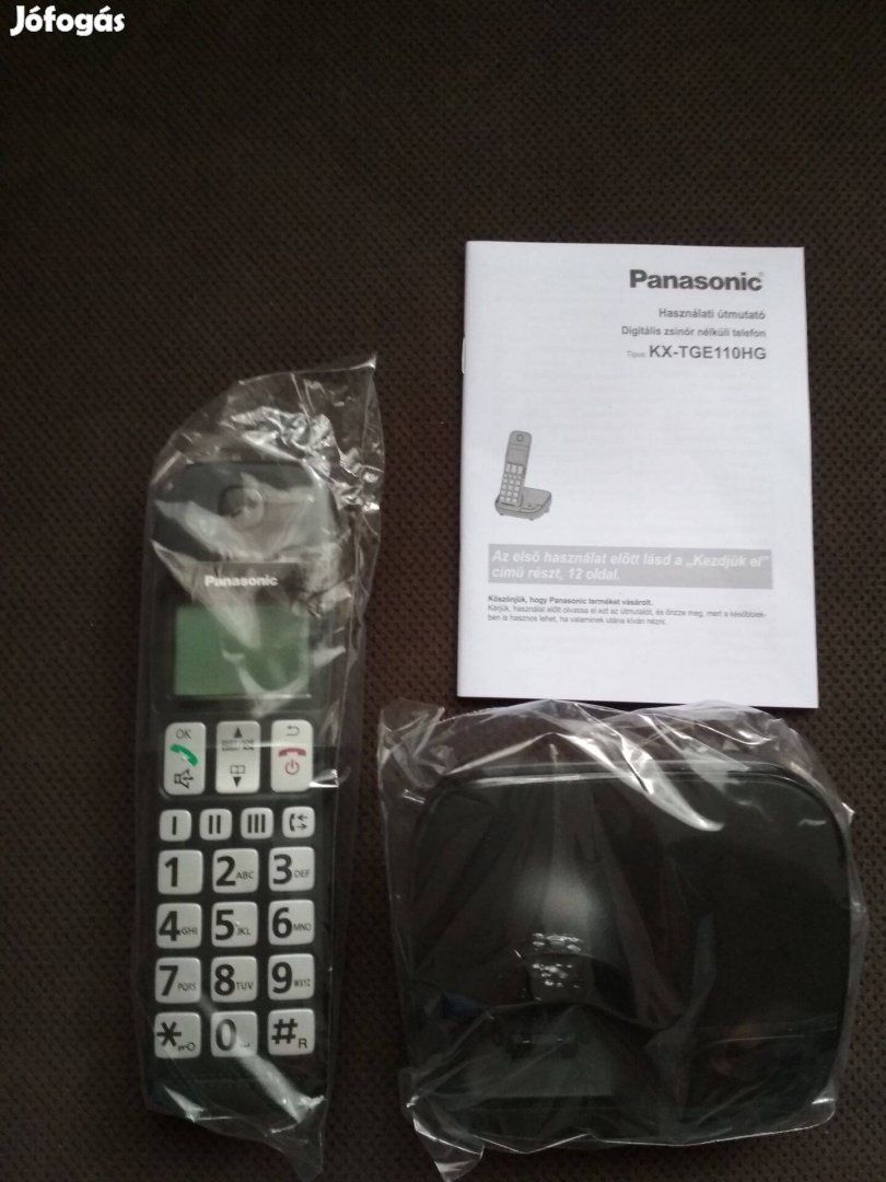 Új Panasonic Kx-Tge110HGB dect telefon eladó