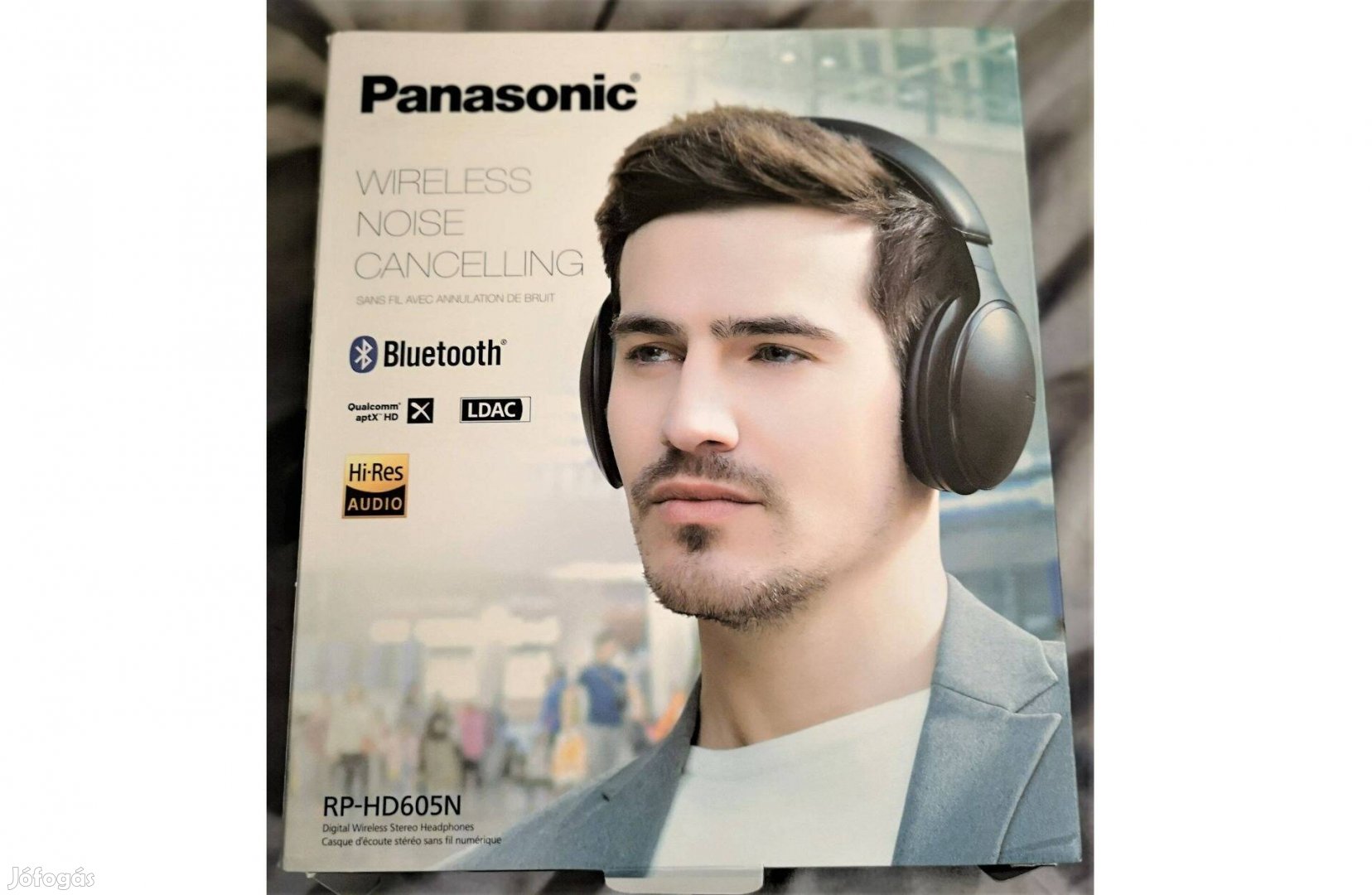 Új Panasonic RP-HD605N Bluetooth fejhallgató aktív zajszűrővel