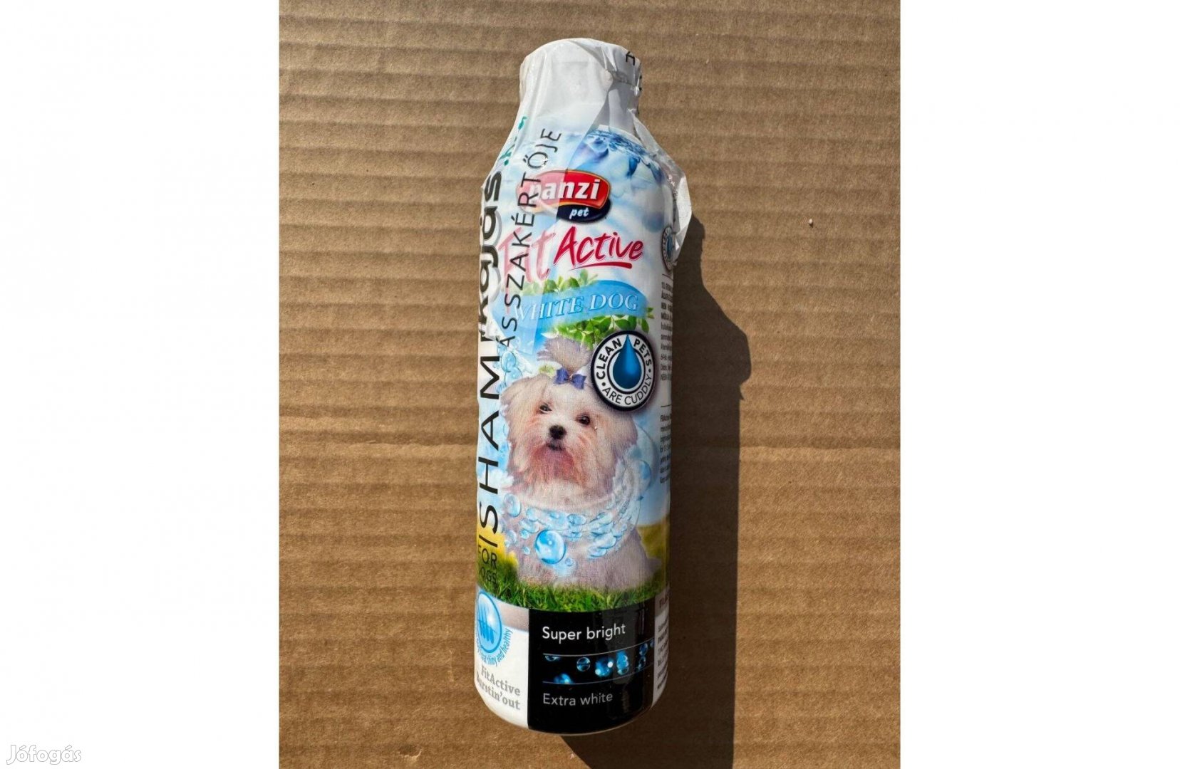 Uj Panzipet Fit Active Kutyasampon Feher Szorre Kutya 200 ml