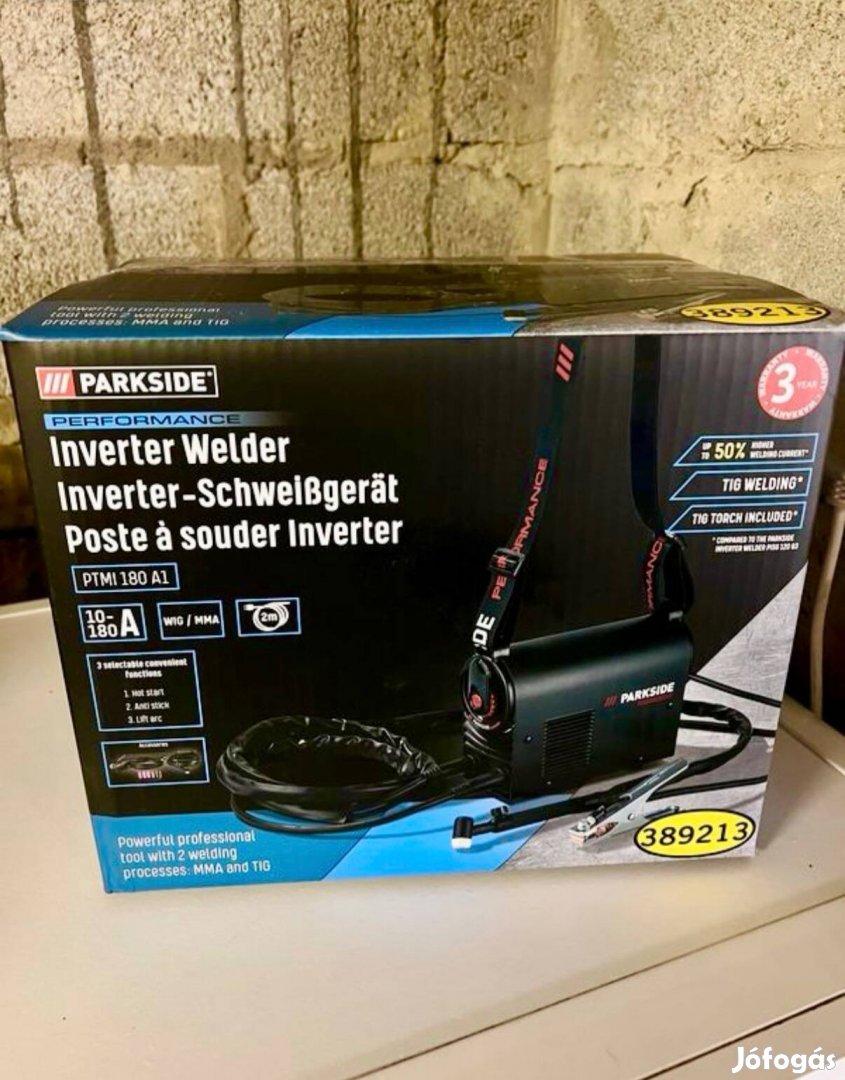 Új Parkside Performance Ptmi 180 A1 Inverteres Hegesztő