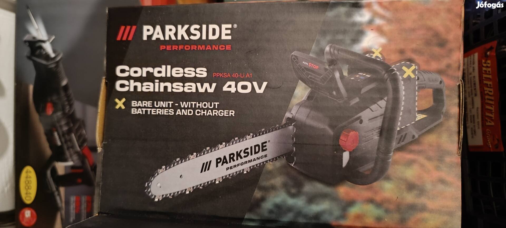 Új Parkside Performance akkus láncfűrész Ppksa 40-Li A1 