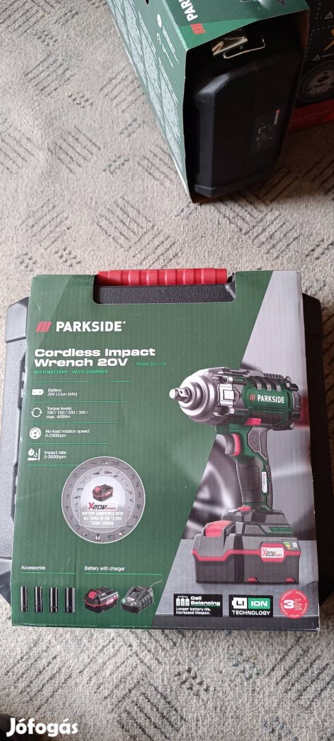 Új Parkside akkus ütvecsavarozó Passk 20-Li C2 