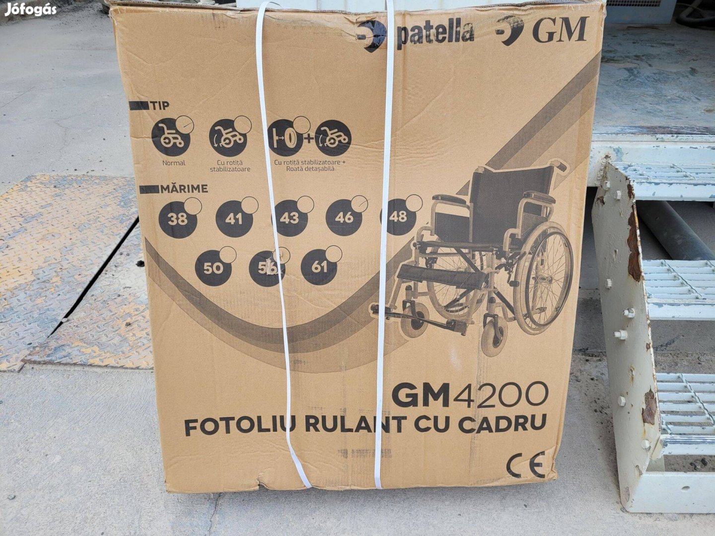 Új Patella-96 Kft GM 4200 önhajtós mechanikus, összecsukható kerekessz