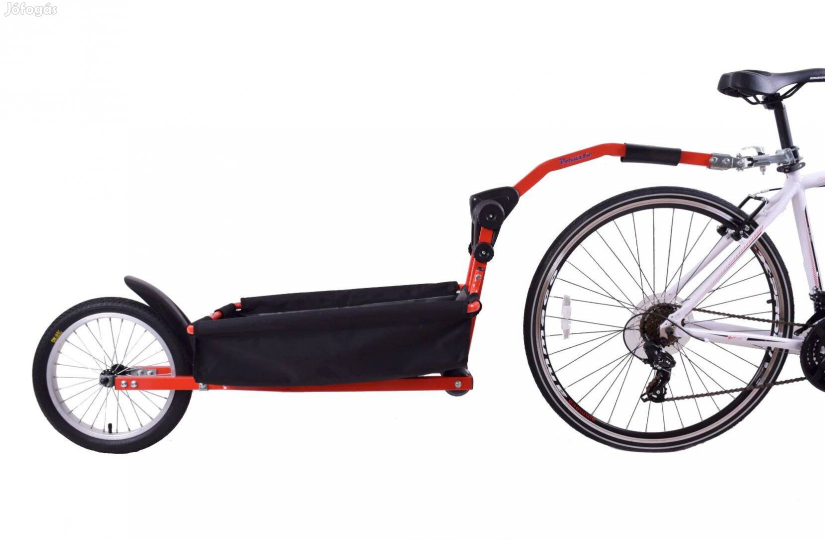 Új Peruzzo kerékpár utánfutó, bicikli csomagszállító ajándék táskával