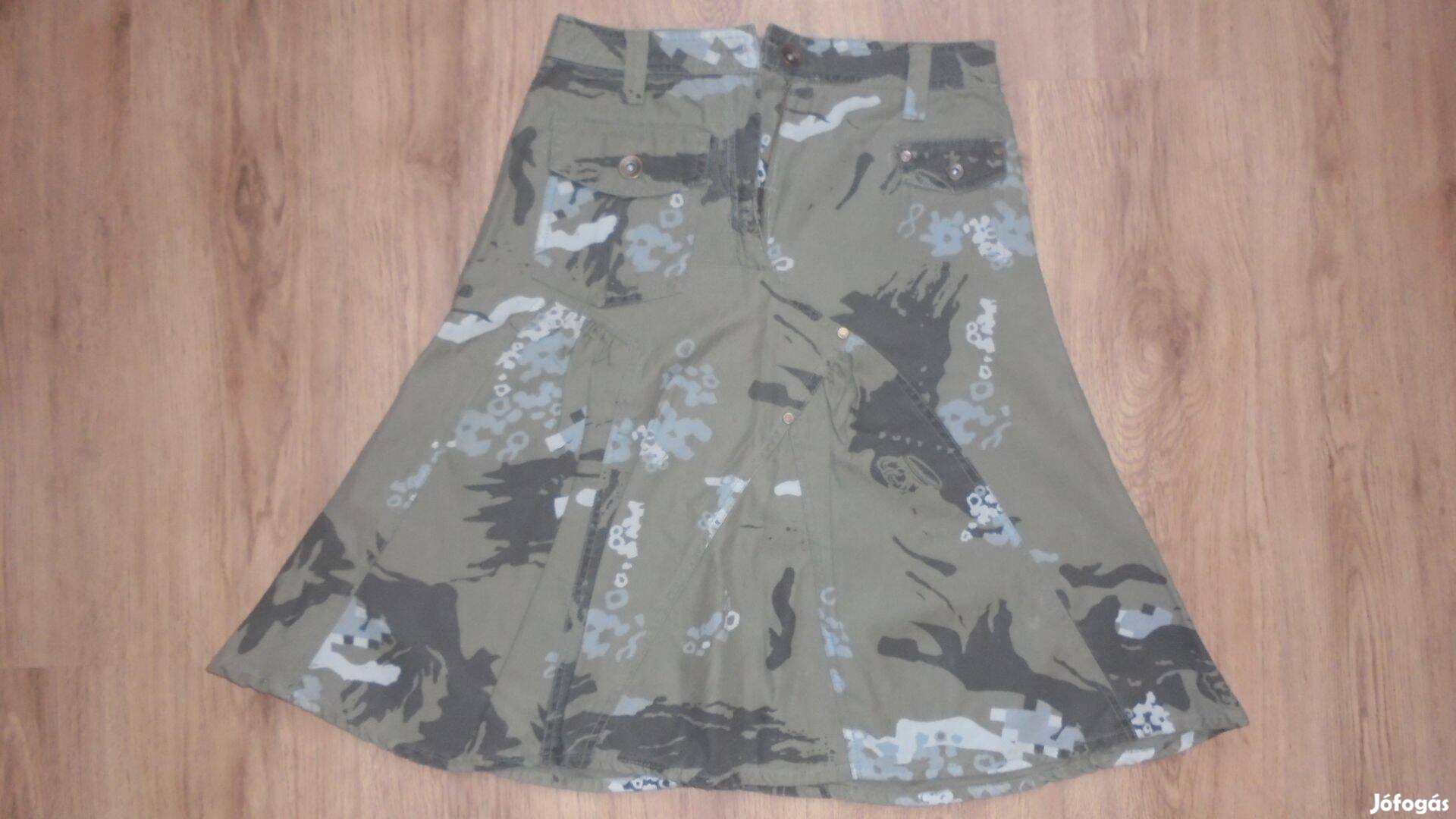 Új Philip Russel military terepmintás A vonalú női szoknya