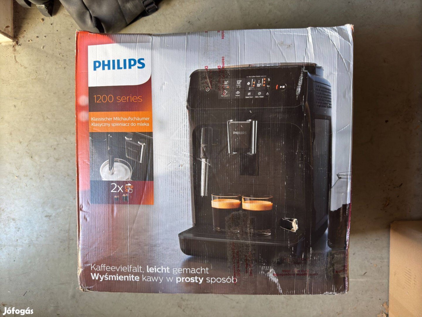 Új Philips 1200 Series EP1200/00 Automata Kávéfőző Eszpresszógép