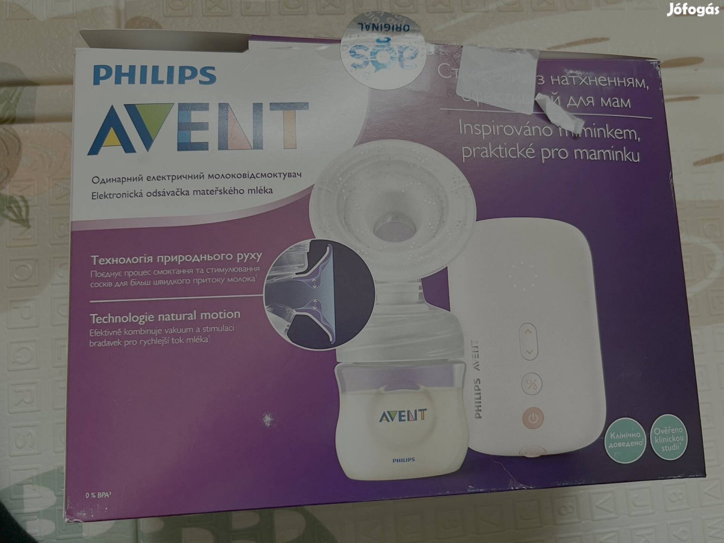 Új Philips Avent elektromos mellszívó