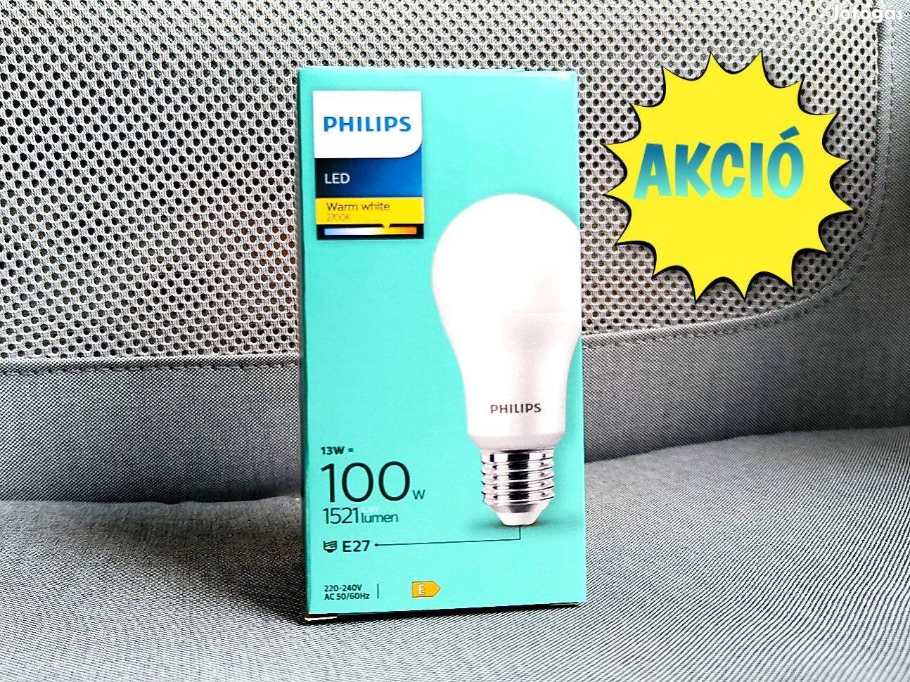 Új Philips LED égő 13W E27 fényforrás 1521lm izzó