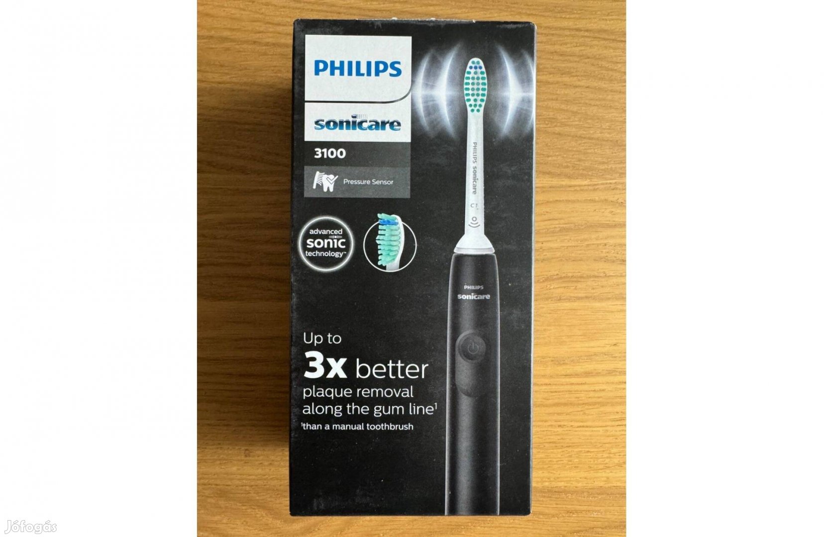 Új Philips Sonicare Series 3100 Elektromos Fogkefe HX3671 Sonic Fekete