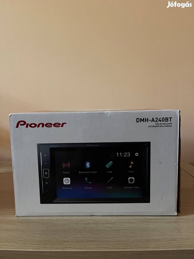 Új Pioneer DMH- A240BT autórádió!
